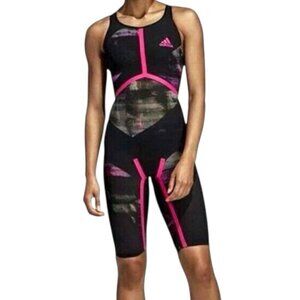 Adidas Freestyle XVIII Open Back 20” Swim Suit Speed Skin CD5235  $469 FINA  NEW